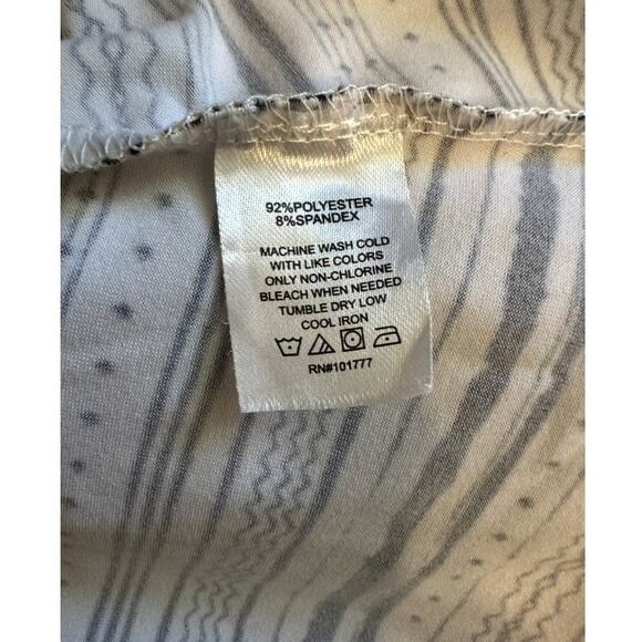 NEW Soybu Geo Wavy Striped Athletic Sporty Stretch Racerback Tank Dress Small - Picture 7 of 8